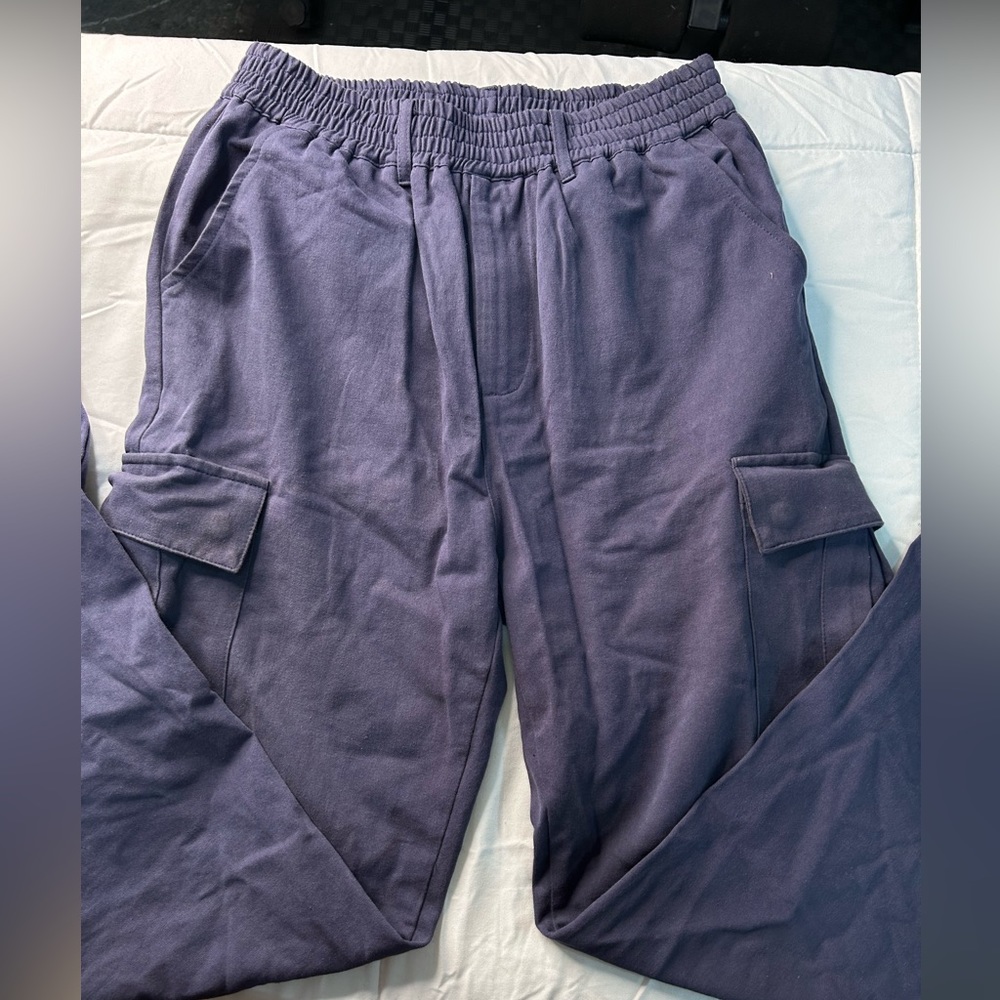 Blue Cargo Pants